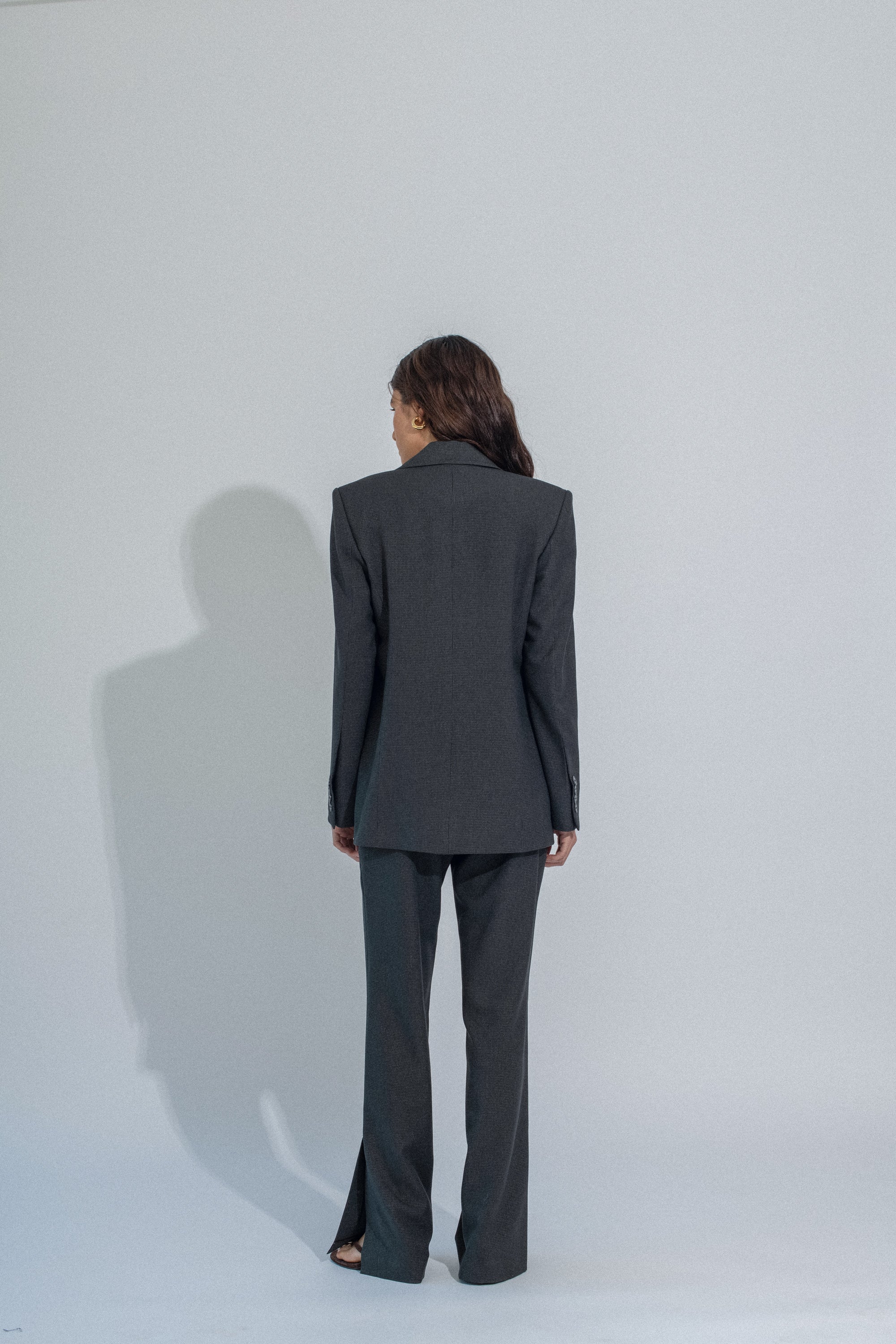 BLAZER SASTRE GRIS CUADROS