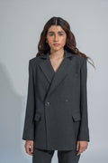 BLAZER SASTRE GRIS CUADROS