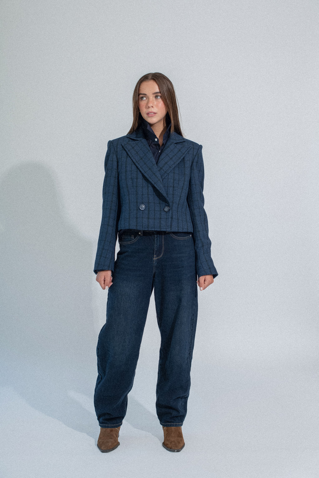 CHAQUETA CORTO AZUL