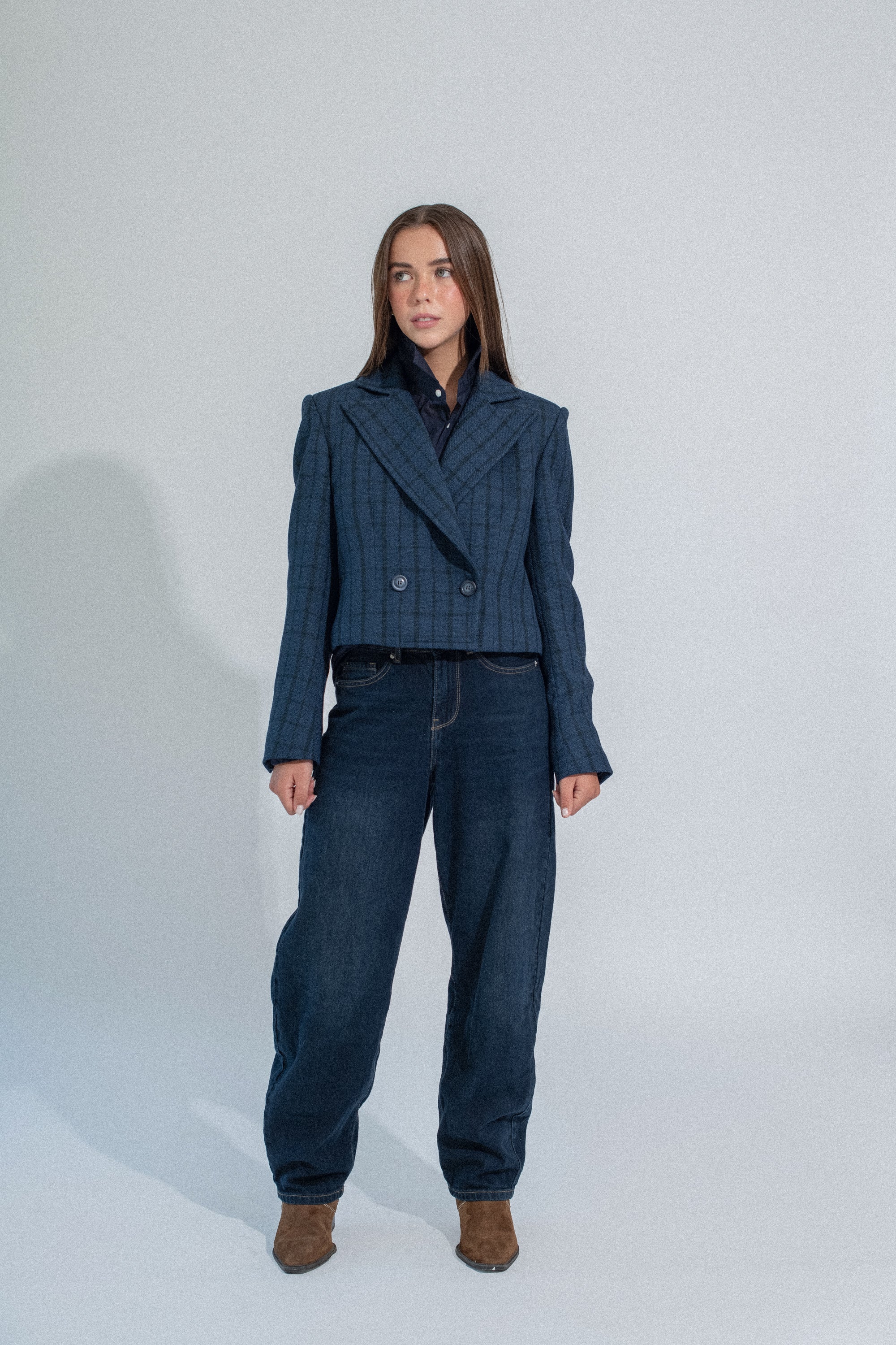 CHAQUETA CORTO AZUL