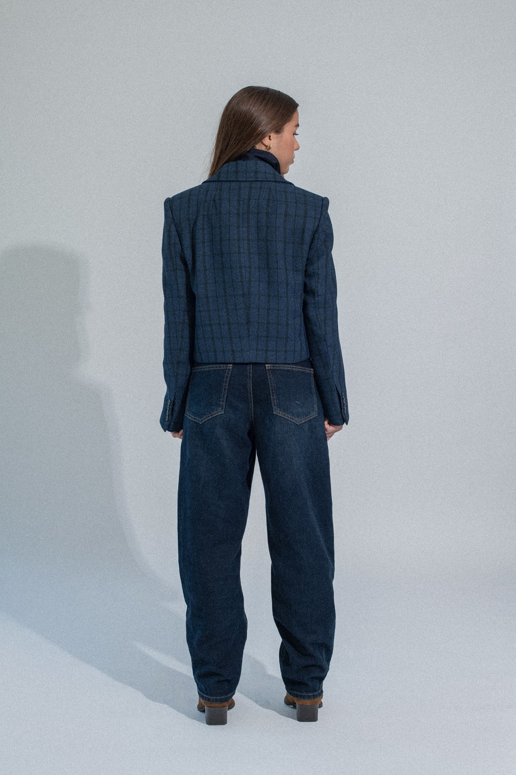 CHAQUETA CORTO AZUL