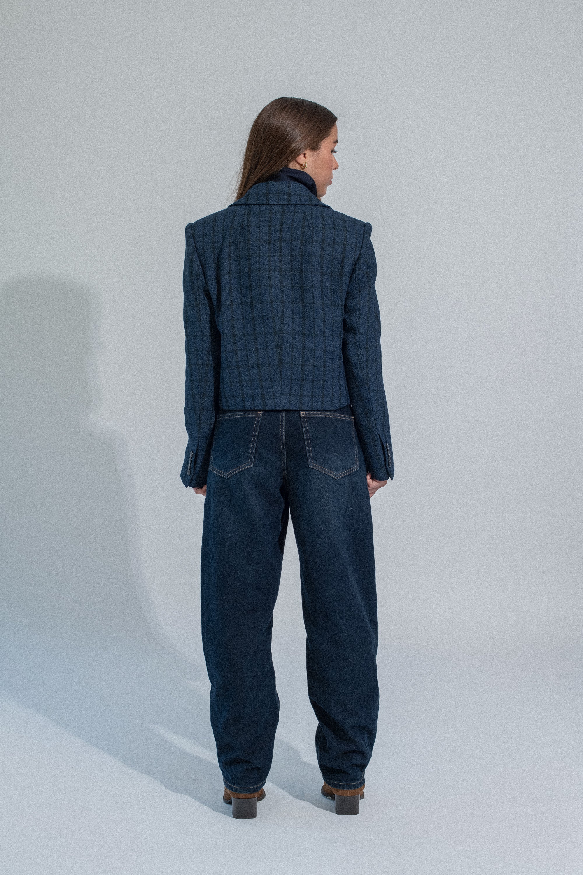 CHAQUETA CORTO AZUL