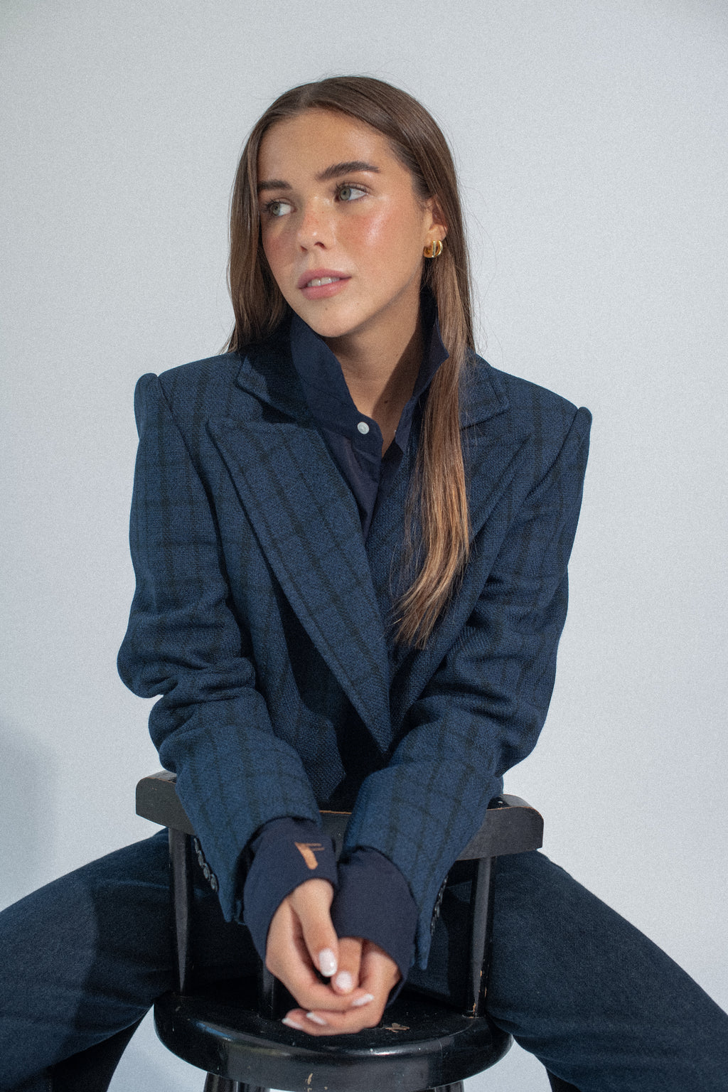 CHAQUETA CORTO AZUL